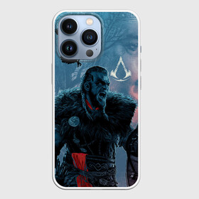 Чехол для iPhone 13 Pro с принтом ASSASSIN S CREED VALHALLA ЭЙВОР И ВОРОН в Белгороде,  |  | crow | slayer | valhalla | vikings | асасин | ассасин крид | ассассин | вальхалла | викинги | ворон | тамплиеры