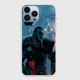 Чехол для iPhone 13 Pro Max с принтом ASSASSIN S CREED VALHALLA ЭЙВОР И ВОРОН в Белгороде,  |  | crow | slayer | valhalla | vikings | асасин | ассасин крид | ассассин | вальхалла | викинги | ворон | тамплиеры