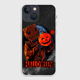 Чехол для iPhone 13 mini с принтом Welcom to hell в Белгороде,  |  | halloween | арт | графика | зомби | мистика | праздник | тыква | ужасы | хэллоуин