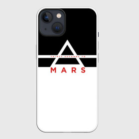 Чехол для iPhone 13 с принтом Thirty Seconds to Mars черно белая в Белгороде,  |  | 30 seconds to mars | 30 секунд до марса | 30 фстм | 30stm | 30сдм | jared leto | rock band | thirty seconds to mars | альтернативный | гранж | джаред лето | нео | пост | прогрессивный | рок группа | фети секондс ту марс | хард | шеннон