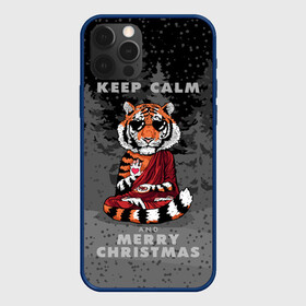 Чехол для iPhone 12 Pro Max с принтом Keep calm and Merry Christmas в Белгороде, Силикон |  | 2022 | beast | buddhist | heart | keep calm and merry christmas | meditation | new year | spruce forest | tiger | year of the tiger | буддист | год тигра | ельник | зверь | медитация | новый год | сердце | тигр | черные очки