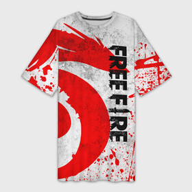 Платье-футболка 3D с принтом GARENA FREE FIRE ЛОГО ИГРЫ, ДРАКОН в Белгороде,  |  | free fire | freefire | garena | garena free fire | гарена | гарена фри фаер | фри фаер | фрифаер