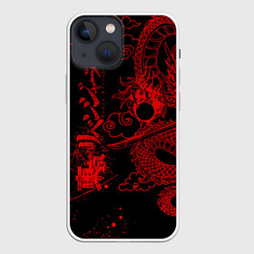 Чехол для iPhone 13 mini с принтом ТОКИЙСКИЕ МСТИТЕЛИ КРАСНЫЙ ДРАКОН в Белгороде,  |  | anime | draken | mikey | tokyorevengers | аниме | дракен | иероглифы | кэн | манга | мандзиро | микки | рюгудзи | сано | символы | токийские мстители