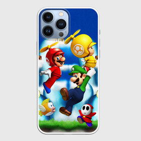 Чехол для iPhone 13 Pro Max с принтом SuperFlyMario в Белгороде,  |  | bowser | bowsette | bullet bill | goomba | koopa | luigi | mario | mario heroes | nintendo | peach | power up | princess | princess peach | star | super mario | super mario bros | toad | wario | yoshi | боузер | братья марио | варио | купа | луиджи | мари