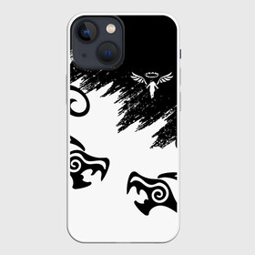 Чехол для iPhone 13 mini с принтом ТОКИЙСКИЕ МСТИТЕЛИ ВАЛЬГАЛЛА в Белгороде,  |  | anime | draken | mikey | tokyorevengers | valhalla | аниме | вальгала | дракен | иероглифы | кэн | манга | мандзиро | микки | рюгудзи | сано | символы | токийские мстители