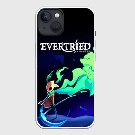 Чехол для iPhone 13 с принтом EVERTRIED | ВЕЧНЫЙ ПУТЬ в Белгороде,  |  | evertried | fantasy | game | indie | roguelike | башня | вечный путь | игра | инди | маяк | рогалик | роуг лайк | фентези