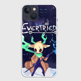 Чехол для iPhone 13 с принтом EVERTRIED ГЛАВНЫЙ ГЕРОЙ, в Белгороде,  |  | evertried | fantasy | game | indie | roguelike | башня | вечный путь | игра | инди | маяк | рогалик | роуг лайк | фентези