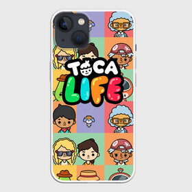 Чехол для iPhone 13 с принтом TOCA BOCA LIFE ПЕРСОНАЖИ в Белгороде,  |  | digital toys | gamer | games | helicopter taxi | pets | toca boca | toca hair salon | toca kitchen | toca life | toca life city | toca life worl | toca tea party | video games | игры