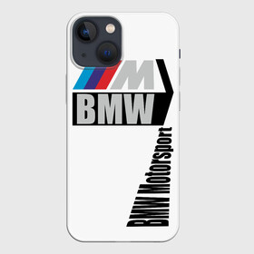 Чехол для iPhone 13 mini с принтом BMW  Motorsport в Белгороде,  |  | bmw | автоспорт | бмв | логотипы | надписи | немецкая классика | немецкие машины