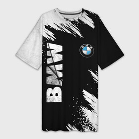 Платье-футболка 3D с принтом BMW GRUNGE  БМВ ГРАНЖ в Белгороде,  |  | bmw | grunge | авто | автомобиль | бмв | гранж | краска | лого | логотип | марка | машина | модель | потертости