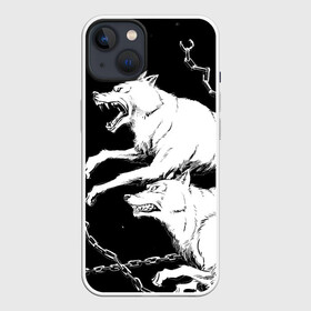 Чехол для iPhone 13 с принтом Белые волки в Белгороде,  |  | wolf | wolfs | волк | волки | волчара | животные | звери | лес | природа