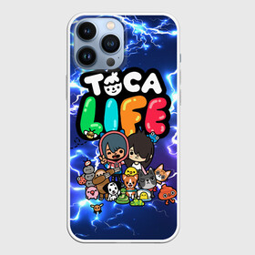 Чехол для iPhone 13 Pro Max с принтом TOCA BOCA WORLD   МОЛНИИ   FLASH NEON в Белгороде,  |  | digital toys | gamer | games | helicopter taxi | pets | toca boca | toca hair salon | toca kitchen | toca life | toca life city | toca life worl | toca tea party | video games | игры