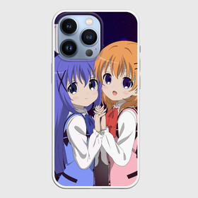 Чехол для iPhone 13 Pro с принтом Gochuumon wa Usagi Desu ka | Cocoa, Chino  Tippi в Белгороде,  |  | anime | chino kafuu | gochuumon wa usagi desu ka | hot cocoa | аниме | заказывали кролика | кокоа хото | чино кафу