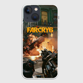 Чехол для iPhone 13 mini с принтом Far Cry 6 gameplay art в Белгороде,  |  | art | cry | dani | far | game | rojas | shooter | ubisoft | арт | дани | пулемет | рохас | фаркрай | шутер | экшн