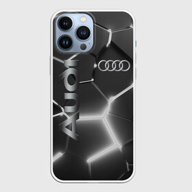 Чехол для iPhone 13 Pro Max с принтом AUDI GREY 3D ПЛИТЫ в Белгороде,  |  | audi | auto | rs | sport | авто | автомобиль | автомобильные | ауди | бренд | марка | машины | спорт