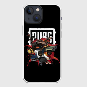 Чехол для iPhone 13 mini с принтом PUBG BATTLE в Белгороде,  |  | battle royal | playerunknowns battlegrounds | pubg | пабг | пубг