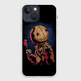 Чехол для iPhone 13 mini с принтом Живое Чучело (Halloween) в Белгороде,  |  | halloween | horrors | monster | moon | night | pumpkin | scare | stars | живое | звезды | луна | монстр | ночь | тыква | ужастики | ужасы | хэллоуин | чучело