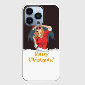 Чехол для iPhone 13 Pro с принтом Снегурка (Merry Christmas) в Белгороде,  |  | christmas | merry christmas | santa claus | дед мороз | ёлка | зима | мороз | новый год | подарок | праздник | рождество | с новым годом | санта клаус | снегурочка | снежинки