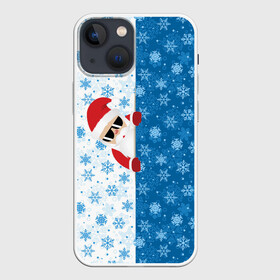 Чехол для iPhone 13 mini с принтом С Новым Годом (дед мороз) в Белгороде,  |  | christmas | merry christmas | santa claus | дед мороз | ёлка | зима | мороз | новый год | подарок | праздник | рождество | с новым годом | санта клаус | снегурочка | снежинки