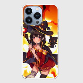 Чехол для iPhone 13 Pro с принтом MeguminYunyun в Белгороде,  |  | anime | konosuba | manga | megumin | witch | аниме | ведьма | ведьмы | взрыв | манга | мегумин | прекрасный мир | юн юн | юнюн