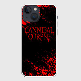 Чехол для iPhone 13 mini с принтом CANNIBAL CORPSE КРАСНЫЕ ЧЕРЕПА в Белгороде,  |  | cannibal | cannibal corpse | corpse | death metal | deathgrind | алекс уэбстер | брутальный дэт метал | дэт метал | дэтграйнд | каннибал корпс | кеннибал корпс | кэннибал корпс | пол мазуркевич | роб барретт | труп каннибала