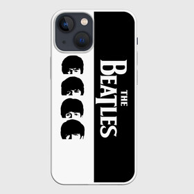 Чехол для iPhone 13 mini с принтом The Beatles черно   белый партер в Белгороде,  |  | beatles | the beatles | бителз | бителс | битлз | битлс | битлы | группа | джон леннон | джордж харрисон | жуки | зе | ливерпульская четвёрка | мерсибит | пол маккартни | поп | ринго старр | рок