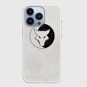 Чехол для iPhone 13 Pro с принтом Лунные волки ранний лого (цвет легиона) в Белгороде,  |  | luna wolves | sons of horus | space marine | waha | warhammer | wolf | астартес | вархаммер | ваха | волк | космодесант | лунные волки | сыны хоруса | цвет легиона
