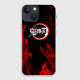 Чехол для iPhone 13 mini с принтом Клинок рассекающий демонов пламя. в Белгороде,  |  | anime | demon slayer | fire | kimetsu no yaiba | аниме | гёмей химеджима клинок | игуро и ренгоку | клинок рассекающий демонов | огонь | пламя