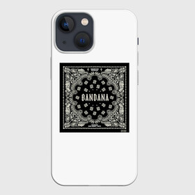 Чехол для iPhone 13 mini с принтом KIZARU (BANDANA) в Белгороде,  |  | bandana | kizaru | music | мерч | музыка | рэп