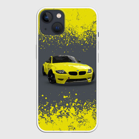 Чехол для iPhone 13 с принтом БМВ | ЖЕЛТЫЙ ПЕРФОРМАНС в Белгороде,  |  | auto | auto sport | autosport | bmw | bmw performance | m | mka | performance | авто спорт | автомобиль | автоспорт | ам | бмв | бэха | желтый | желтый перформанс | машина | мка