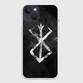 Чехол для iPhone 13 с принтом BERSERK LOGO GRUNGE в Белгороде,  |  | anime | berserk | logo | аниме | берсерк | бесерк | лого | логотип | манга | мультфильм