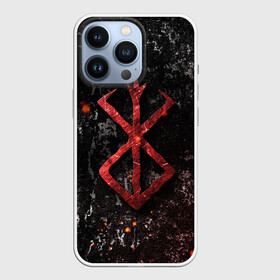 Чехол для iPhone 13 Pro с принтом BERSERK LOGO GRUNGE RED в Белгороде,  |  | anime | berserk | logo | аниме | берсерк | бесерк | лого | логотип | манга | мультфильм