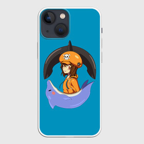 Чехол для iPhone 13 mini с принтом Мэй с дельфином в Белгороде,  |  | game | games | ggs | guilty gear | guilty gear strive | гилти гир стрэйв | игра | игры