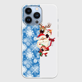 Чехол для iPhone 13 Pro с принтом Подарок от Санты в Белгороде,  |  | christmas | merry christmas | santa claus | гном | дед мороз | ёлка | зима | мороз | новый год | олень | подарок | праздник | рождество | с новым годом | санта клаус | снеговик | снегурочка | снежинки