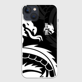 Чехол для iPhone 13 с принтом TEAM SPIRIT WHITE DRAGON CYBERSPORT в Белгороде,  |  | collapse | cs go | cyber | cybersport | dota 2 | dragon | hearthstone | miposhka | mira | russia | spirit | spirited | team spirit | the international | torontotokyo | ts | yatoro | дракон | кибер | киберспорт | киберспортсмен | кс го | россия |