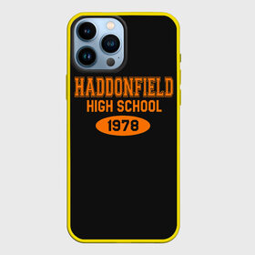 Чехол для iPhone 13 Pro Max с принтом Haddonfield High School 1978 в Белгороде,  |  | Тематика изображения на принте: face | haddonfield | halloween | high | killer | leather | maniac | michael | myers | mystic | school | uniform | кожаное | лицо | майерс | майкл | мистика | старшая | униформа | форма | хаддонифилд | хэллоуин | ш