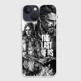 Чехол для iPhone 13 mini с принтом THE LAST OF US ЧЁРНО БЕЛЫЙ в Белгороде,  |  | cicadas | ellie | fireflies | naughty dog | stalker | tattoo ellie | the last of us | the last of us part 2 | tlou | tlou2 | джоэл | каннибалы | ласт оф ас | одни из нас | охотники | последние из нас | сталкер | тату элли | топляк | цикады | ще