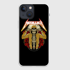 Чехол для iPhone 13 mini с принтом МЕТАЛЛИКА | РОК (Z) в Белгороде,  |  | kobein | kurt kobein | metalica | metallica | rock | курт кобейн | металика | металлика | рок | супер звезда