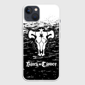 Чехол для iPhone 13 с принтом Чёрный клевер: Бык. в Белгороде,  |  | asta | black bull | black clover | bull | clover | аста | бык | клевер | чёрный бык | чёрный клевер