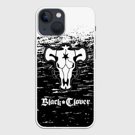 Чехол для iPhone 13 mini с принтом Чёрный клевер: Бык. в Белгороде,  |  | asta | black bull | black clover | bull | clover | аста | бык | клевер | чёрный бык | чёрный клевер