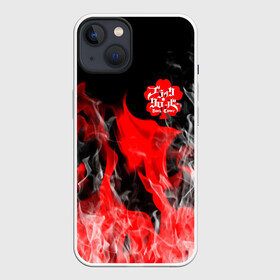 Чехол для iPhone 13 с принтом Чёрный клевер: Пламя. в Белгороде,  |  | asta | black bull | black clover | bull | clover | аста | бык | клевер | чёрный бык | чёрный клевер