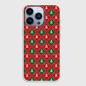 Чехол для iPhone 13 Pro с принтом Ёлочки (красно зелёные) в Белгороде,  |  | merry christmas | бабушкин свитер | дед мороз | ёлка | елочные шары | новогодний подарок | новый год | подарок | природа | рождество | свитер | свитер с ёлками | снежинки