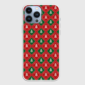 Чехол для iPhone 13 Pro Max с принтом Ёлочки (красно зелёные) в Белгороде,  |  | merry christmas | бабушкин свитер | дед мороз | ёлка | елочные шары | новогодний подарок | новый год | подарок | природа | рождество | свитер | свитер с ёлками | снежинки