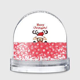 Игрушка Снежный шар с принтом Оленёнок (Merry Christmas) в Белгороде, Пластик | Изображение внутри шара печатается на глянцевой фотобумаге с двух сторон | merry christmas | santa claus | дед мороз | ёлка | зверь | зима | лось | мороз | новогодние олени | новый год | оленёнок бэмби | оленёнок рудольф | олень | подарок | празд | рождество | с новым годом | сантаклаус