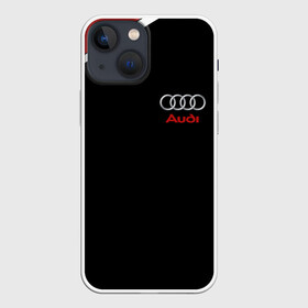 Чехол для iPhone 13 mini с принтом АУДИ ЛОГО | AUDI GEOMETRY RED STRIPES LINE в Белгороде,  |  | audi | auto | rs | sport | авто | автомобиль | автомобильные | ауди | бренд | марка | машины | спорт