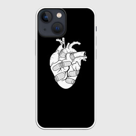Чехол для iPhone 13 mini с принтом раненное сердце в Белгороде,  |  | Тематика изображения на принте: eye | from | heart | hidden | is | patch | patches | resentment | wound | wounded | wounds | глаз | латка | латки | обида | обиды | от | рана | раненное | раны | сердце | скрыто