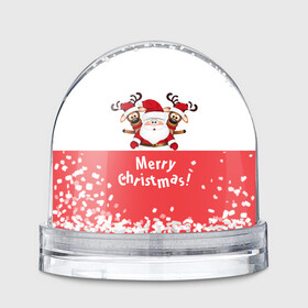 Игрушка Снежный шар с принтом Санта с 2 Оленями в Белгороде, Пластик | Изображение внутри шара печатается на глянцевой фотобумаге с двух сторон | christmas | merry christmas | santa claus | дед мороз | ёлка | зима | мороз | новогодние олени | новый год | оленёнок бэмби | оленёнок рудольф | подарок | праздник | рождество | с новым годом | санта клаус