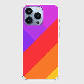 Чехол для iPhone 13 Pro с принтом РАДУЖНАЯ ГЕОМЕТРИЯ   RAINBOW GEOMETRY в Белгороде,  |  | abstraction | geometry | hexagon | neon | paints | rainbow | stripes | texture | triangle | абстракция | брызги | геометрия | краски | неон | радуга | соты | текстура