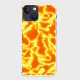 Чехол для iPhone 13 mini с принтом Огненная вспышка в Белгороде,  |  | abstract | fire | flame | flash | gradient | lightning | neon | orange | абстракция | в огне | взрыв | вспышка | горящий | градиент | лава | молния | неоновый | огненные молнии | огонь | оранжевый принт | переливы | пламя | пожар
