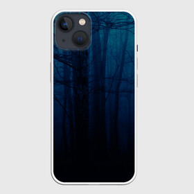 Чехол для iPhone 13 с принтом Gloomy forest в Белгороде,  |  | forest | gloomy forest | halloween | лес | мрачный лес | хэллоуин